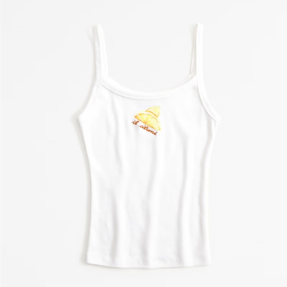 Abercrombie & Fitch Lemon Graphic Tank Top